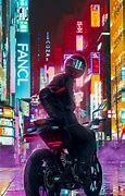 Image result for Neon City with Motorcycle