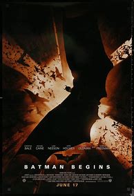 Image result for Batman Begins Poster Art