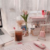 Image result for Aesthetic Pink Office