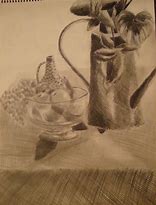 Image result for Still Life Cross-Hatching Apple