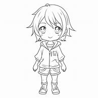 Image result for Anime Boy Chibi Outline