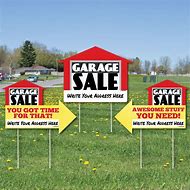 Image result for Yard Sale Sign Stakes
