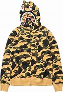 Image result for BAPE Shark Jacket Yellow Camo