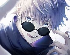 Image result for Gojo Satoru Anime Glasses