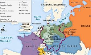 Image result for German Unification Map