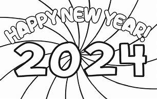 Image result for Happy New Year Coloring