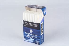 Image result for Canadian Classic Silver Cigarettes