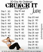 Image result for 30 Day Ab Challenge