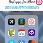 Image result for iOS Lock Screen Widgets