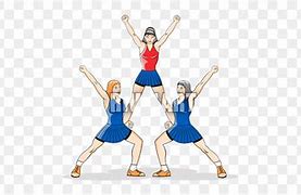 Image result for Cheer Stunt Group Clip Art