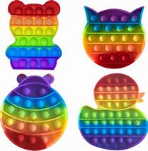 Image result for Rainbow Pop It Fidget