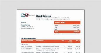 Image result for Free HVAC Invoice Print Out
