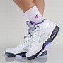 Image result for Air Jordans 5 Dark Concord