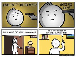Image result for Forgot My Keys Funny Comic