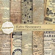 Image result for Vintage Newspaper