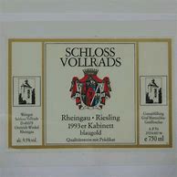 Image result for Schloss Vollrads Riesling Kabinett trocken