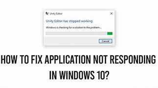 Image result for Application Is Not Responding