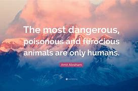 Image result for Human Are Becoming More Dangerous than Animals Quotes
