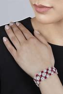 Image result for Ruby Diamond Bracelet