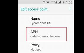 Image result for Lycamobile APN
