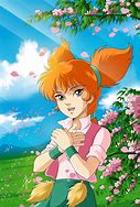 Image result for Aesthetic Anime Pink Flowers