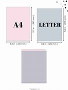 Image result for A4 Letter Size Paper