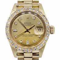 Image result for Ladies Gold Rolex with Diamonds