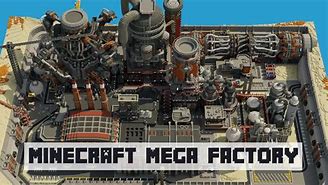Image result for Futuristic Factory Minecraft