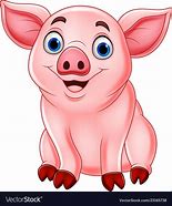 Image result for Cute Simple Cartoon Pig
