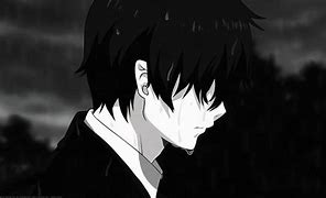 Image result for Chill Anime Boy Black and White
