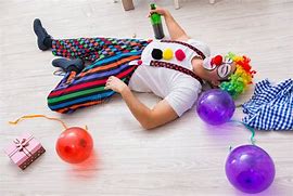 Image result for Drunk Clown Depressed Alcholic