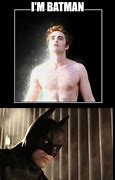 Image result for Pattinson Batman Meme