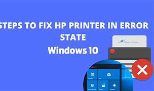 Image result for HP Printer in an Error State Fix