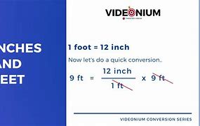 Image result for Foot to Inches Conversion Chart
