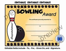 Image result for Bowling Awards Ideas Ribbon