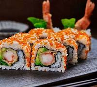 Image result for Raw Shrimp Sushi
