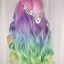 Image result for Rainbow Hair