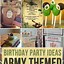 Image result for Army Birthday Party