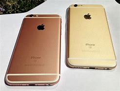 Image result for iPhone 6s Rose Gold vs Gold