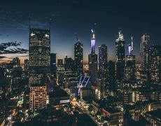 Image result for City High Buildings at Night