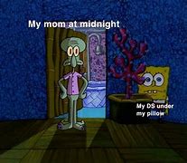 Image result for Squidward Bed Meme