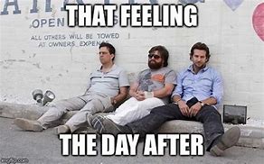 Image result for Hangover Meme People at Work