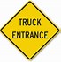 Image result for Truck Route Sign
