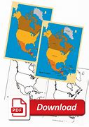 Image result for Map of North America