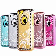 Image result for iPhone 5C Case Glitter with Key Ring