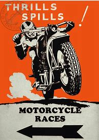 Image result for Original Vintage Motorcycle Posters