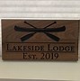 Image result for Personalized Outdoor Wood Shop Signs