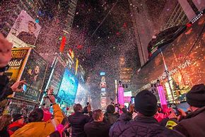 Image result for Manhattan Times Square in New Years Eve