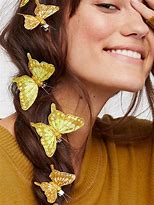 Image result for butterflies hair clip