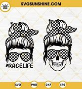Image result for Messy Bun Racing SVG